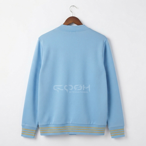 เสื้อคาร์ดิแกนไหมพรมลายทาง แขนยาว คอวี ทรงสวยสง่า ของ Cosh International Sisterhood Sorority - Product Image 3