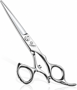 NYBL-55 5.5inch Straight <b>Left</b>-<b>handed</b> <b>Scissors</b> JAPAN 440C Sharp 58-59HRC Hardness Stainless Steel Handle Barber Shears Hair 28 - Product Image 6