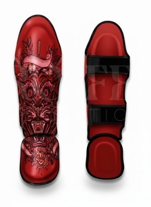 100% High Quality Custom Sublimation Martial Arts Training Muay Thai Shin Guards Latest Style <b>Foot</b> <b>Protection</b> Kickboxing Guards - Product Image 3