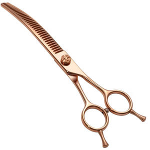 Tijeras de Peluquería Curvas de Alta Calidad, Última Tendencia, Servicio OEM ODM, Precio al por Mayor, Mejor Proveedor, para Barberos y Estilistas - Product Image 1