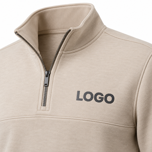 เสื้อสเวตเชิ้ตผู้ชายแบบเรียบ ผ้าฝ้ายฟลีซ 100% คอกลม รับผลิตเสื้อผ้าพิมพ์ลายตามสั่ง - Product Image 5