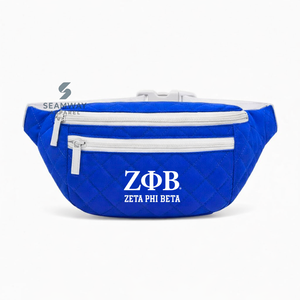 Riñonera Casual Zeta Phi Beta Sorority, Bolso de Cintura Moderno, Bandolera Ajustable, Riñonera de Viaje para Mujer - Product Image 1