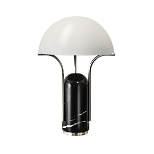 Lámpara de Mesa LED Eléctrica de Hierro con Diseño de Media Esfera, Estilo Nórdico Postmoderno, para Dormitorio, Escritorio, Mesita de Noche, Decorativa, para Habitación de Hotel, Lámpara de Lectura - Product Image 2