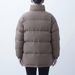 Veste d'hiver chaude pour femme, décontractée, respirante, matelassée, col montant, fermeture éclair intégrale, manches longues - Product Image 3