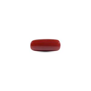 7.2 Carat Breathtaking Red Coral Loose Gemstone 10x12mm Oval Cut for Fine Jewelry - Product Image 2