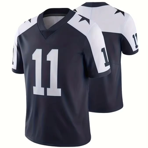 Maillot de football américain brodé et cousu, uniforme surdimensionné respirant, uniforme de football américain - Product Image 3