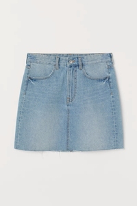 Customizable Multi-pocket Denim <b>Mini</b> Women's Denim Skirt High Quality Breathable Cotton Women's Casual Summer Wear - Product Image 4