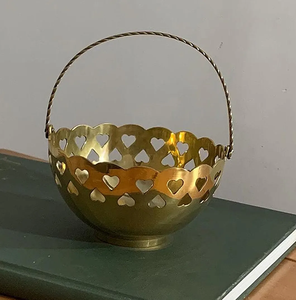 <b>Marvelous</b> Brass Fruits Bowl Wedding <b>Gift</b> Tableware Centerpiece Bowl for Serving Tabletop Decorative Bowl - Product Image 3