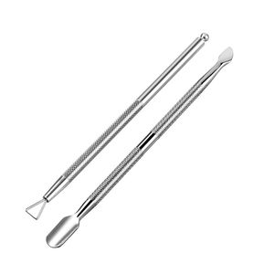 Stainless Steel Double Head Cuticle Peeler & Pusher Set 2-Piece Manicure Pedicure <b>Tools</b> for <b>Nail</b> Care - Product Image 5