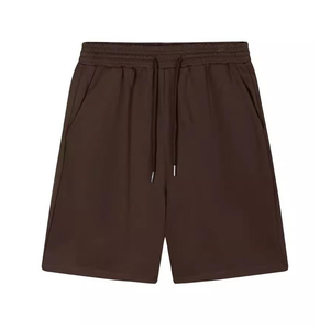 <b>Men's</b> Solid <b>Orange</b> Quick Dry Board <b>Shorts</b> Elastic Waist Casual Swimwear <b>Short</b> Length 100% cotton Blank Plain - Product Image 3