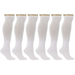 Calze Unisex al Ginocchio in Cotone, 3 Paia, Senza Compressione, Imbottite, Traspiranti, per Diabetici - Product Image 5