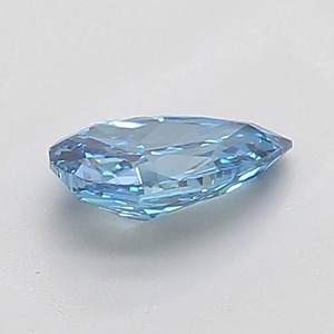 Diamante Suelto en Forma de Pera Azul Intenso de 0.87 Ct, Claridad VS1, Corte Excelente, Certificado, para Joyería de Lujo - Product Image 4