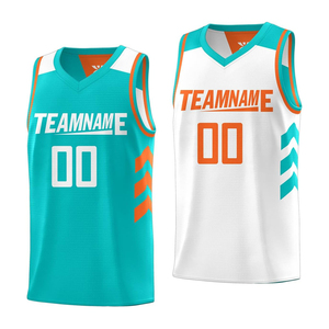Uniforme de basketball réversible avec logo personnalisé, respirant, double couche, fabricant de vêtements d'équipe, approvisionnement en gros - Product Image 2