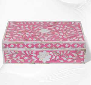 Cómoda Artesanal con Incrustaciones de Hueso para Almacenamiento Elegante en el Dormitorio y Decoración de Muebles de Lujo, Cajas para Joyas - Product Image 4