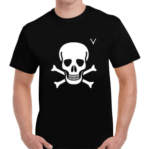 เสื้อยืดผู้ชายสีดำลายการ์ตูนฮาโลวีน Ghost Trick Or Treat แขนสั้น คอกลม ลำลอง พิมพ์ลายการ์ตูน ทรงปกติ - Product Image 5