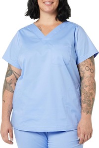 เสื้อสครับแขนสั้นคอวีทรงคลาสสิกสำหรับผู้หญิง Medical Essentials (มีจำหน่ายในขนาดพลัสไซส์) - Product Image 5