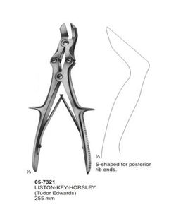 ที่ตัดกระดูก Liston Key Horsley ขนาด 255 มม. แบบใช้มือ ผลิตจากเหล็กกล้าไร้สนิมคุณภาพพรีเมียม - Product Image 1
