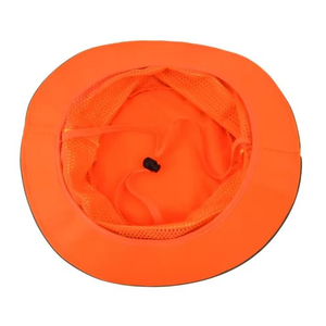 Sombrero de Seguridad Reflectante de Alta Visibilidad con Ala Ancha, Malla Transpirable, Protección Solar, Correa Ajustable para la Barbilla, Venta al Por Mayor OEM - Product Image 3
