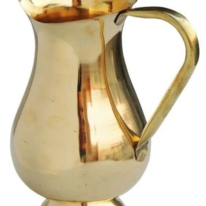 Hammered Copper Water Jug Luxury Table Serving Pitcher Thermal Insulation (6-12 Hours) | Camping Use Hand Grip Classic Design - Product Image 4