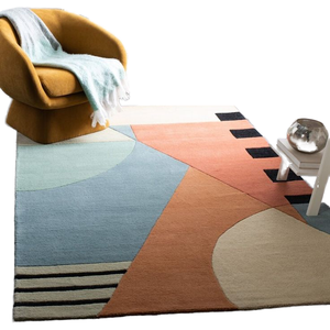 Tapis de zone en laine tufté à la main de conception personnalisée moderne tapis tufté à la main en gros pour le salon pour TEXTILES INDIENS H/L - Product Image 1