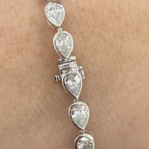 Pulsera de Diamantes Verificados por IGI, Oro de 14K, 18K, 10K, Joyería Sostenible, Piedras Redondas Brillantes, Oro Blanco, Amarillo y Rosa - Product Image 3