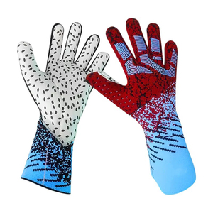 ถุงมือผู้รักษาประตูฟุตบอลเยาวชนมืออาชีพ คุณภาพสูง ระบายอากาศได้ดีเยี่ยม กันลื่น กันลม  แบบติดแน่น  ยางกันลื่นแบบ Negative Cut - Product Image 3