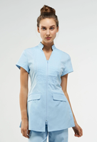 Gilet d'été personnalisé avec votre propre logo Vêtements de travail imperméables pour femmes Uniformes de salon de beauté Spa Costume de gommage