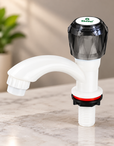 Grifo de Cocina Moderno Khodal de Plástico Blanco, Monomando, de 1 Orificio, para Montar en el Encimera - Product Image 3