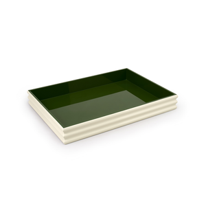 Bandeja Rectangular de Laca con Base de Ratán Sostenible, Bandeja para Servir Color Borgoña, Decoración para el Hogar, Organizador de Mesa, Venta al Por Mayor, Artesanal, B2B - Product Image 3
