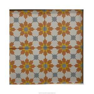 Marroquí Barcelona Estilo Decoración Encáustica Restaurante Pared Piso Cemento Baño hecho a mano 20x20cm Azulejos de piso - Product Image 3