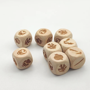 Dados Personalizados de Madera de Alta Calidad, con Grabado de Precisión, Bordes Redondeados, para Juegos de Mesa para Adultos, Juegos de Casino, Venta al Por Mayor - Product Image 4