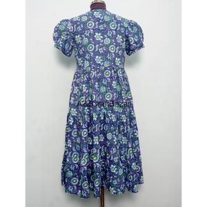 Vestido Maxi Casual para Mujer, Estampado a Mano, de Algodón, Cómodo, Transpirable, Ecológico, Elegante, Diseño en Línea A, para Fiestas al Aire Libre - Product Image 6