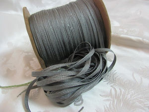 Cinta Trenzada Gris de Sarga Middy de 5mm de Ancho, Personalizable en Color y Tamaño, Hecha a Mano, Ecológica, Marca Personalizada - Product Image 5