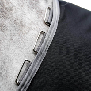 Manta para Caballo de Lujo OEM, Tejido Oxford 600D, Transpirable, Relleno de Algodón, Resistente a Desgarros, Herrajes de Acero Inoxidable - Product Image 5