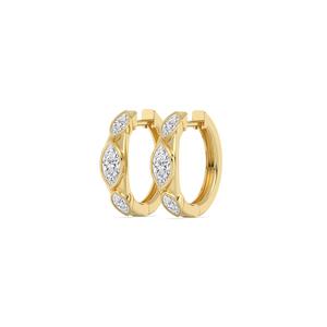 Marquise Lab Grown Diamond Earrings With 1.20 CTW Total Diamond <b>Weight</b> Crafted In 9K Rose Gold Refined Womens Accessory - Product Image 5