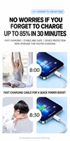 Câble de charge USB-C tressé double extrémité durable 100W 60W avec Power Delivery et transfert de données pour ordinateur portable, smartphone, tablette (vente en gros)