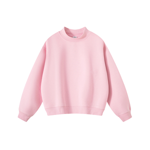Women's <b>Light</b> Blue Stand Collar Sweatshirt With Front <b>Letter</b> Logo Print Casual Knitted Cotton Pullover Autumn Wear - Product Image 3