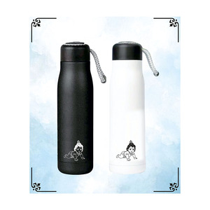 ขวดน้ำโลหะพิมพ์ลายศิลปะพระกฤษณะสำหรับเด็ก - ผลิตภัณฑ์สำนักงานเพื่อการส่งเสริมการขายสำหรับวันแม่ - Product Image 1