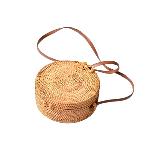 Bolso de Ratán Tejido a Mano, Bolso de Verano Hecho a Mano para Mujer, para la Playa, Vacaciones, Viajes y Moda Casual - Product Image 5
