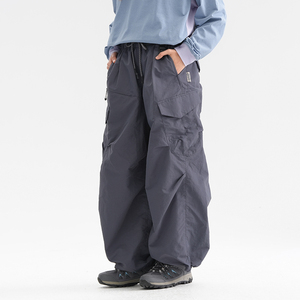 <span class=keywords><strong>Pantaloni</strong></span> Cargo Unisex Mimetici per Esterni, Impermeabili in Tessuto Ripstop, Vestibilità Ampia <span class=keywords><strong>con</strong></span> Tasche Multiple e Design <span class=keywords><strong>con</strong></span> Orlo Regolabile - Product Image 5
