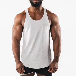 Débardeur en coton ajusté pour homme, coupe profonde, haute élasticité, idéal pour la musculation, les athlètes professionnels et le quotidien - Product Image 6