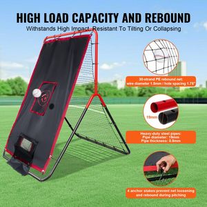 Red de Rebote 2 en 1 para Práctica de Bateo y Lanzamiento de Béisbol y Sóftbol, 3.5 x 4.5 pies, Equipo de Retorno de Lanzamiento - Product Image 5
