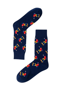 Customized <b>Wool</b> Crew Socks Tie <b>Dye</b> Gradient Knitted Warm Breathable Long Cuff Socks for Autumn Winter For Women Men And Kids - Product Image 5