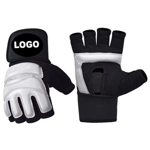 Custom Logo Yellow PU Leather MMA Gloves Grappling Mitts Professional Martial Arts Sparring Punching Training <b>Open</b> Palm - Product Image 6