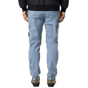 Men Premium Cargo Pants Regular Tapered Fit Stretch Cotton Twill <b>Elastic</b> Waist Streetwear Utility Cargo Trousers Custom OEM - Product Image 2