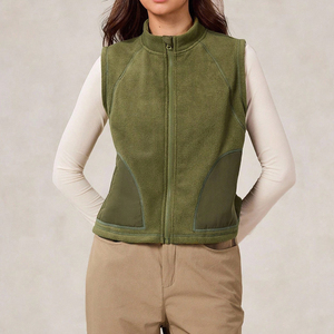Nuevo diseño personalizado de chaleco acolchado, chalecos, chalecos sin mangas, ropa casual de invierno para mujer, chaqueta acolchada sin mangas para mujer, chalecos acolchados para mujer - Product Image 4