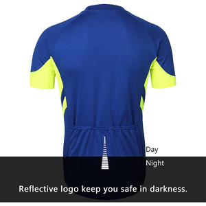 Maillot de Ciclismo para Mujer, Tallas Grandes, Estampado Personalizado, Tejido Elástico, Corte Holgado, Manga Corta, Maillot de Ciclismo de Montaña para Hombre - Product Image 2