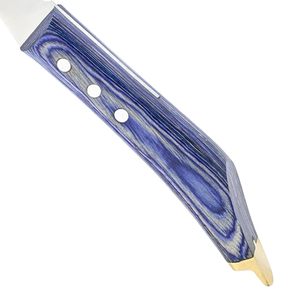 Couteau à sabots professionnel bleu à manche en bois pour le soin et la coupe des sabots, couteau vétérinaire durable pour le soin des sabots de chèvre, de mouton et de cheval - Product Image 4