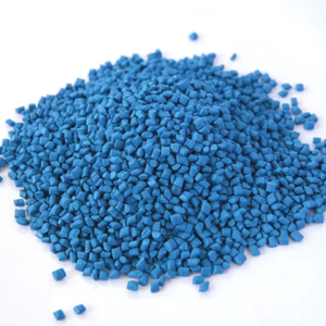 Recycled HDPE Blue Granules Injection Molding & Film Grade Reinforced <b>Plastic</b> Resin <b>Pellets</b> for Bag Applications - Product Image 3