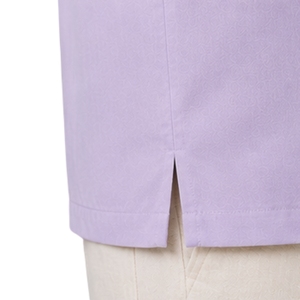 Light Purple Mens <b>Camp</b> Collar Pleated Short Sleeve Button Down Casual Summer Resort <b>Shirt</b> Custom Logo OEM Manufacturer Supplier - Product Image 4